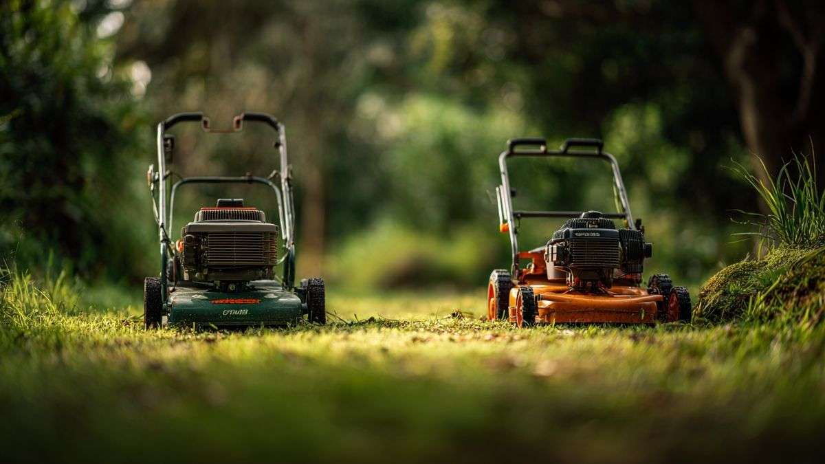 Différence scarificateur tondeuse : le duo vital du gazon