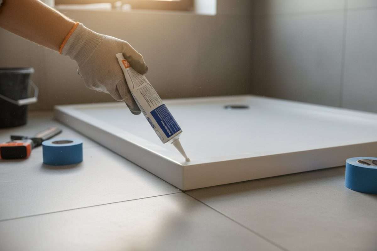 Quelle colle choisir pour un receveur de douche en résine ?