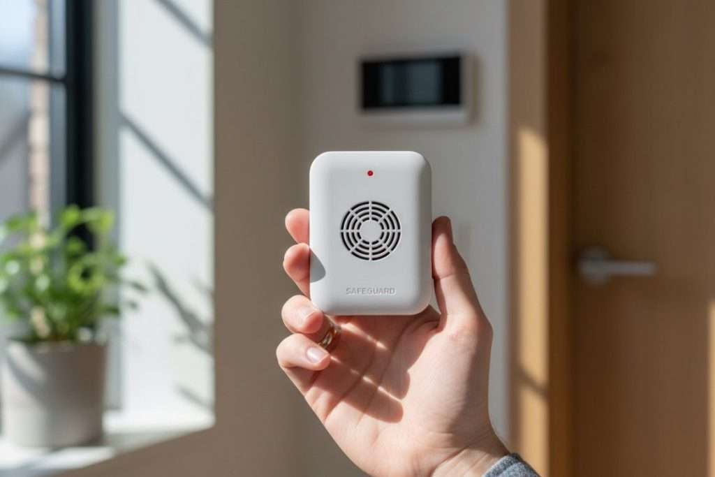 Alarme Daitem : changement de pile facile et efficace