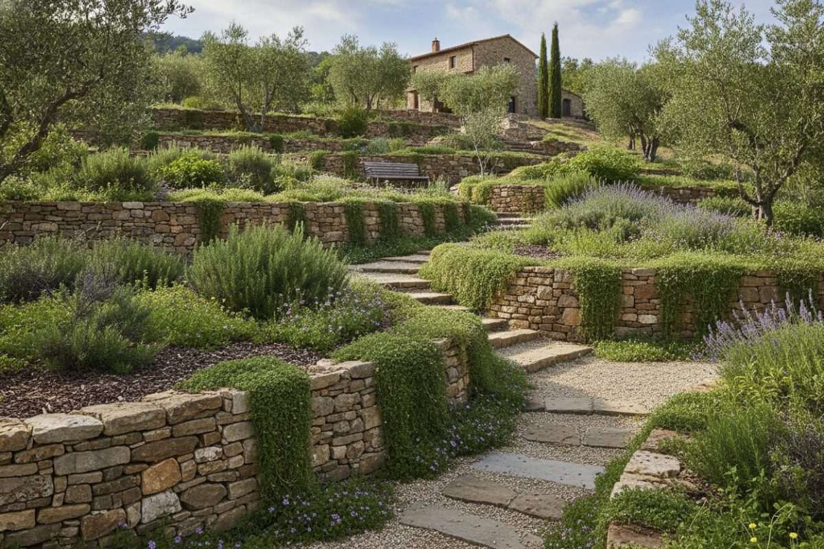 Jardin en restanque : un aménagement paysager authentique