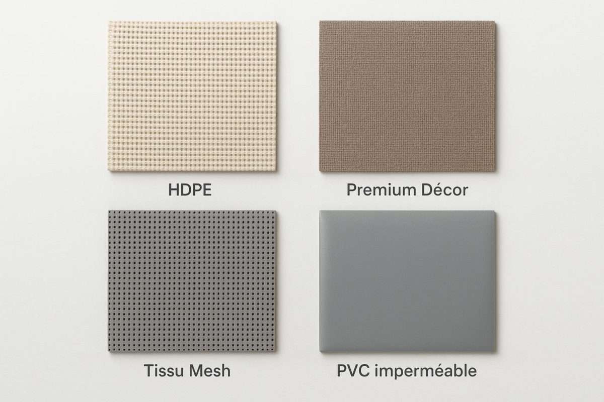 Comparatif des tissus techniques : imperméabilité, protection UV, résistance