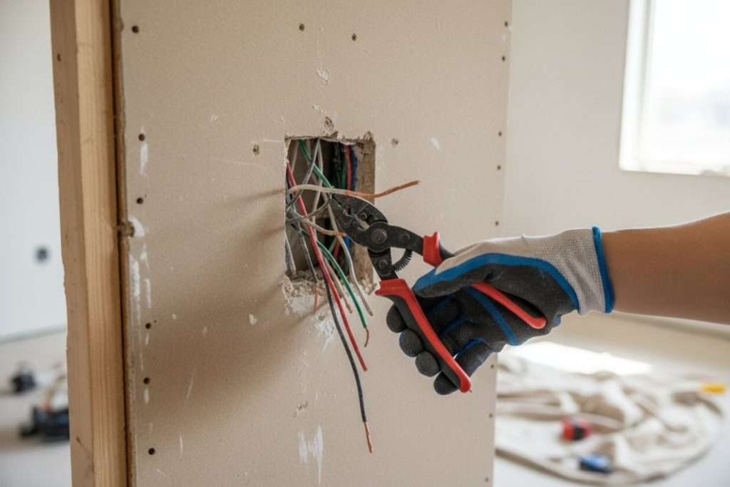 Condamner un fil électrique dans un mur : le guide complet