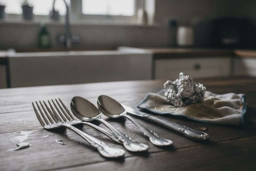 Nettoyer argenterie : la méthode avec papier aluminium