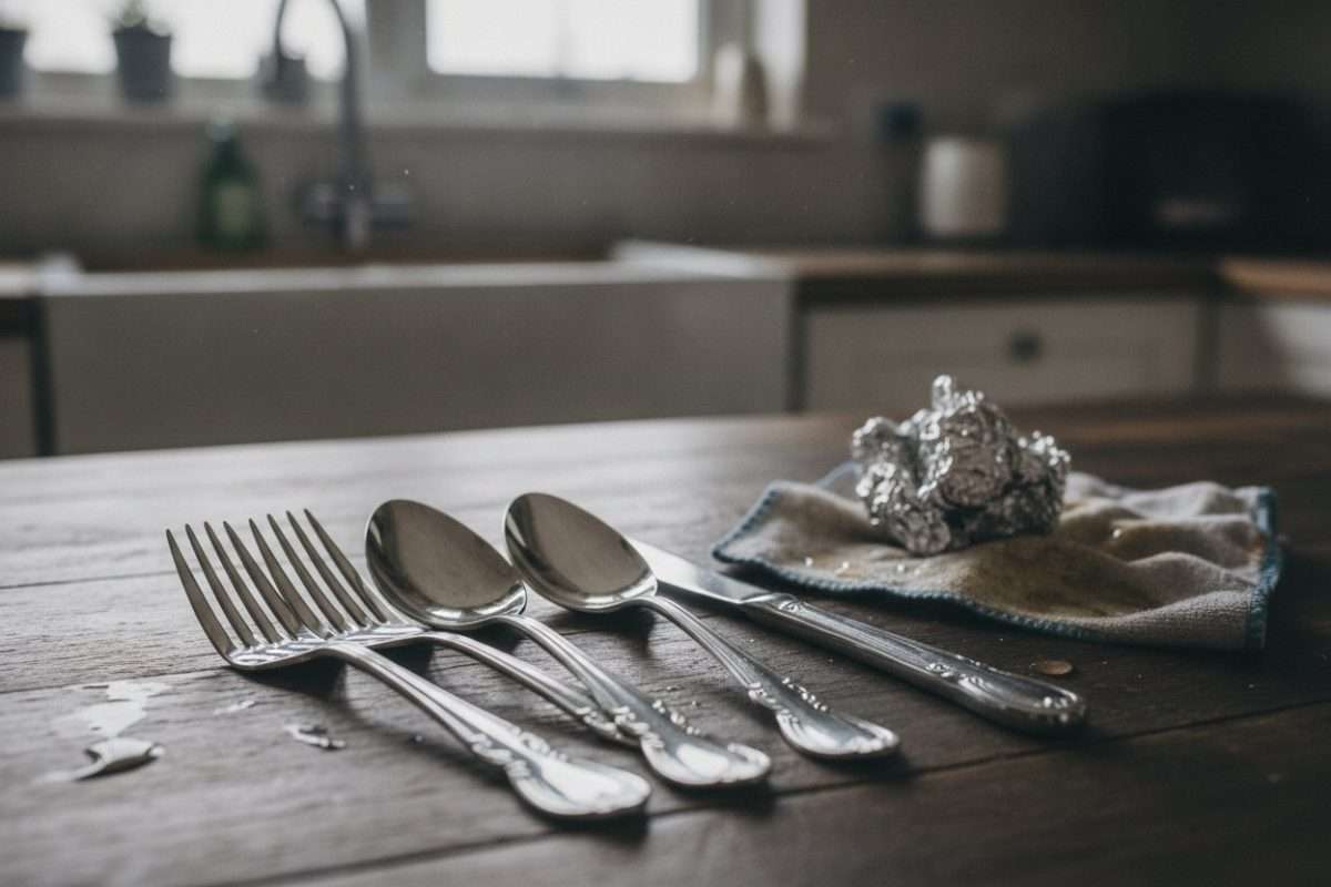 Nettoyer argenterie : la méthode avec papier aluminium